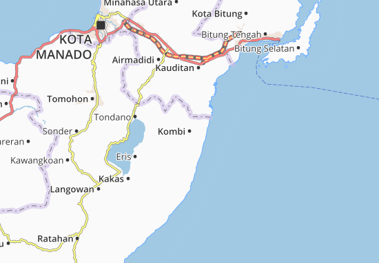 Karte Stadtplan Kombi