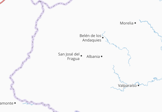 Mapa San José del Fragua