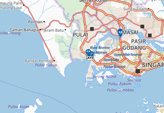 Karte Stadtplan Kampung Tanjung Kupang
