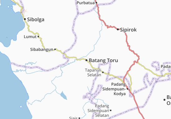 Kaart Plattegrond Batang Toru