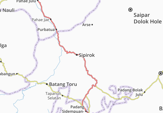 Sipirok Map