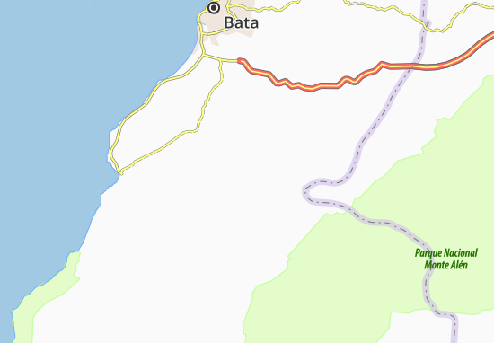 Karte Stadtplan Mbifala