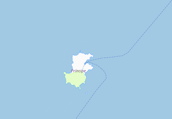 Mapa Praia Inhame