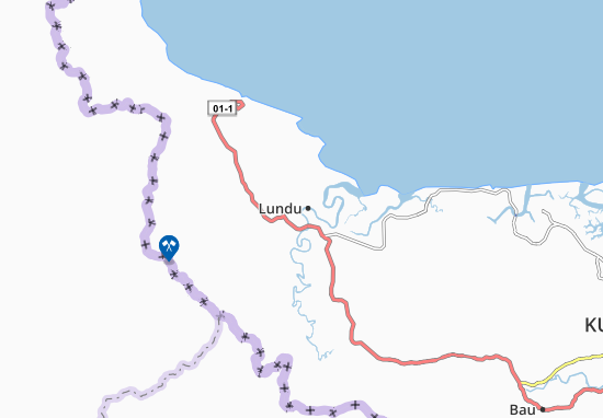 Lundu Map