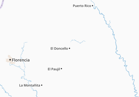 Karte Stadtplan El Doncello
