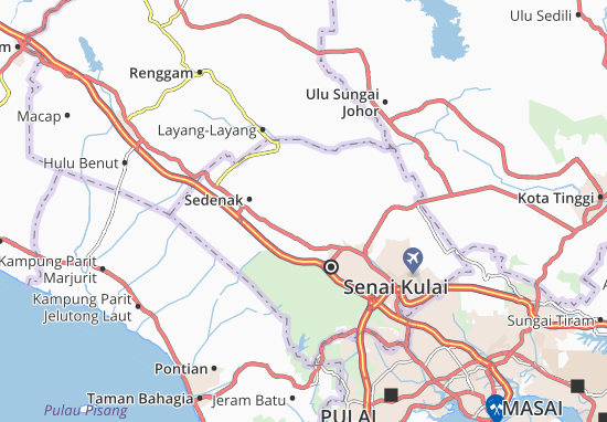Karte Stadtplan Sedenak