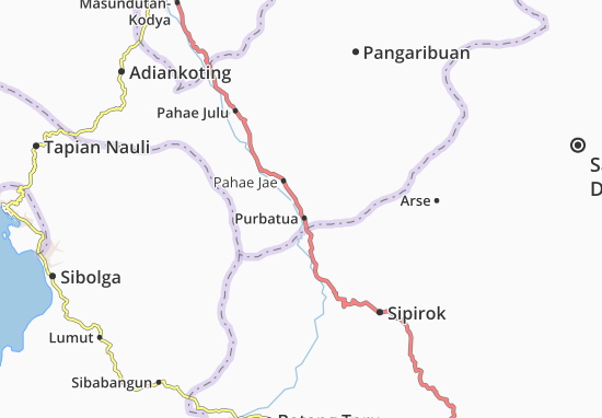 Kaart Plattegrond Purbatua
