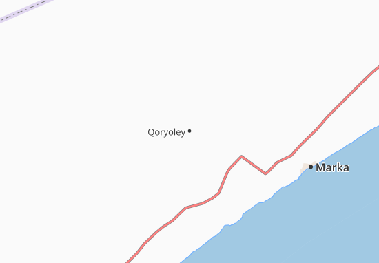 Mapa Qoryoley
