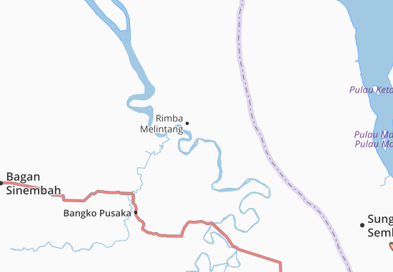 Rimba Melintang Map