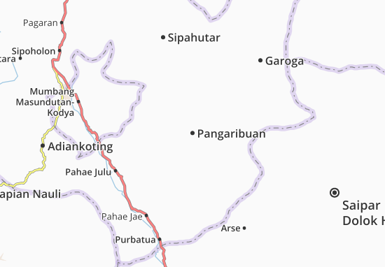 Kaart Plattegrond Pangaribuan