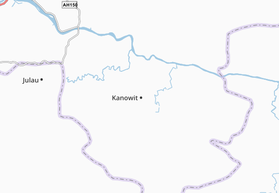 Karte Stadtplan Kanowit