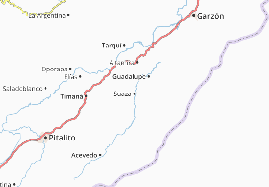 Mapa Suaza
