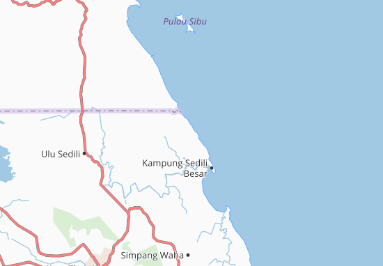Karte Stadtplan Kangkar Kambau