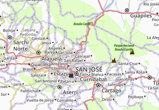 Karte Stadtplan San Jeronimo