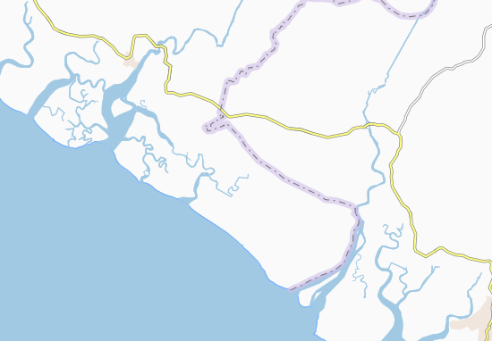 Karte Stadtplan Kaounsou