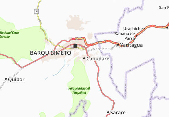 Cabudare Map
