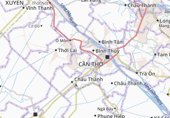 Kaart Plattegrond Giai Xuân