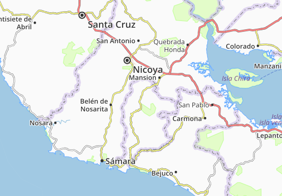 Hojancha Map
