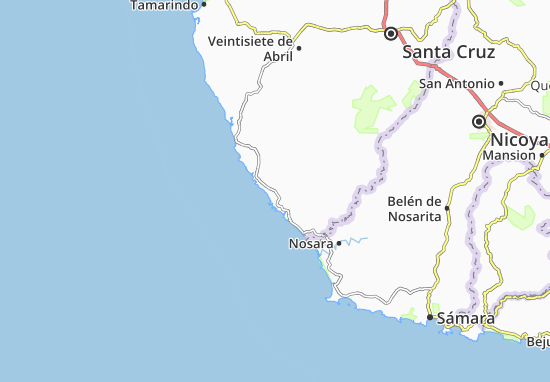 Karte Stadtplan Cuajiniquil