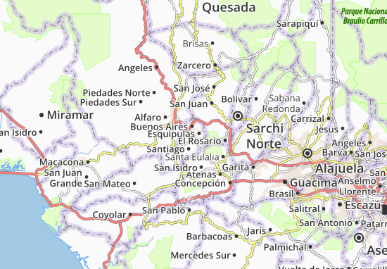 Karte Stadtplan Palmares