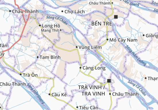 Karte Stadtplan Trung Ngãi