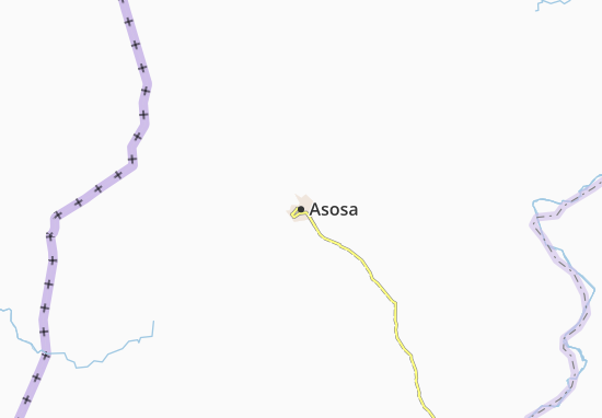 Kaart Plattegrond Asosa
