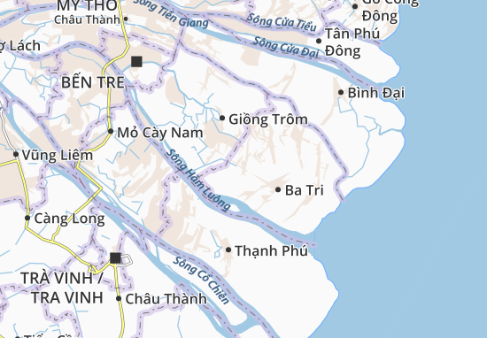 Kaart Plattegrond An Ngãi Trung