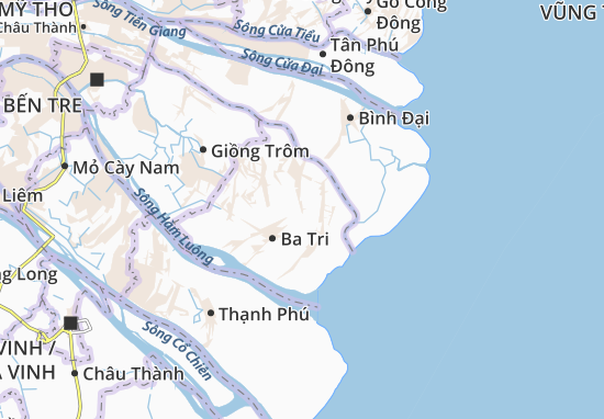 Karte Stadtplan Phú Ngãi