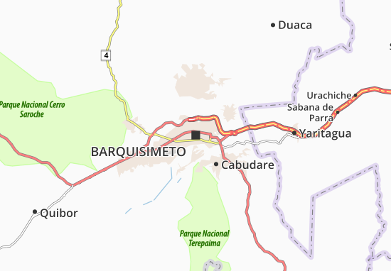 Carte-Plan Barquisimeto