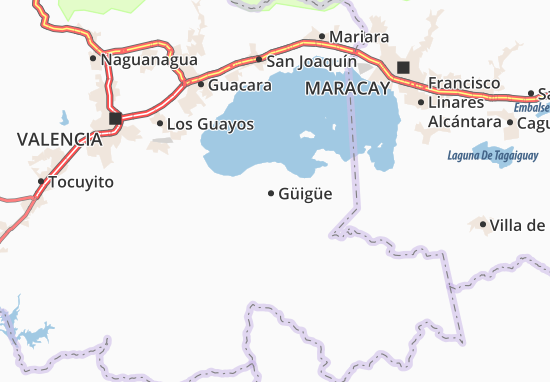 Karte Stadtplan Güigüe