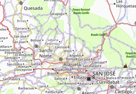 Karte Stadtplan Carrizal