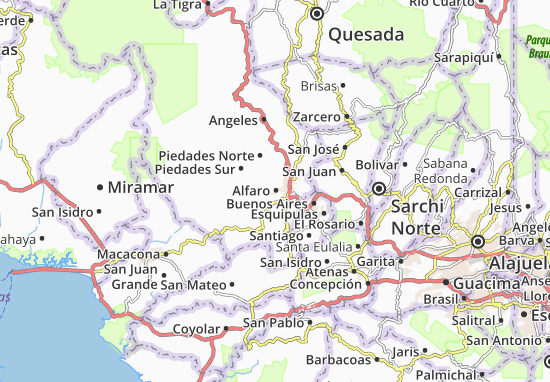 Karte Stadtplan Alfaro