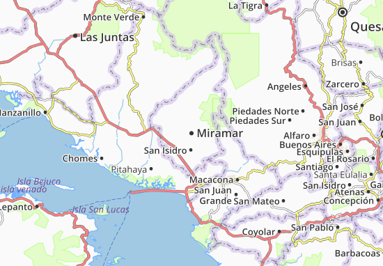 Karte Stadtplan Miramar