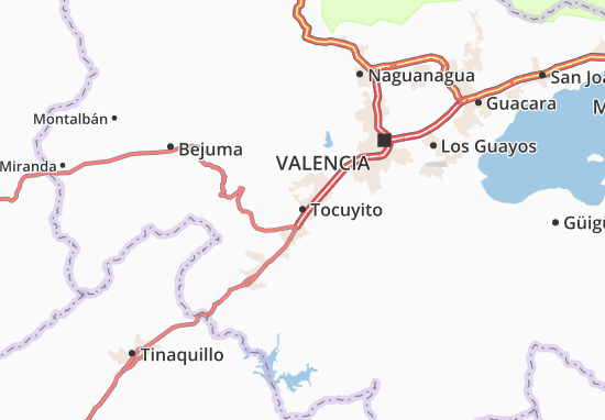 Kaart Plattegrond Tocuyito