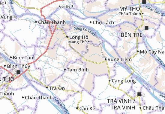 Tân An Luông Map