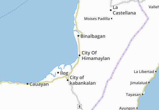 Mapa City Of Himamaylan