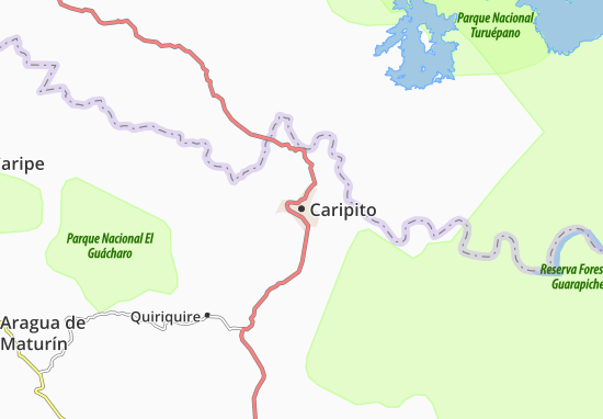 Kaart Plattegrond Caripito