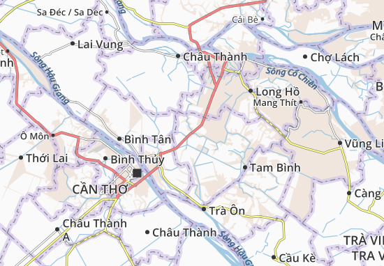 Karte Stadtplan Song Phú