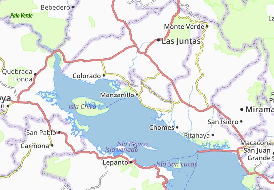 Mapa Manzanillo