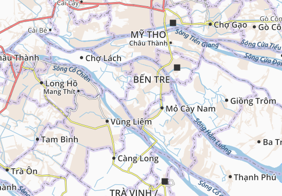 Kaart Plattegrond Tân Thanh Tây