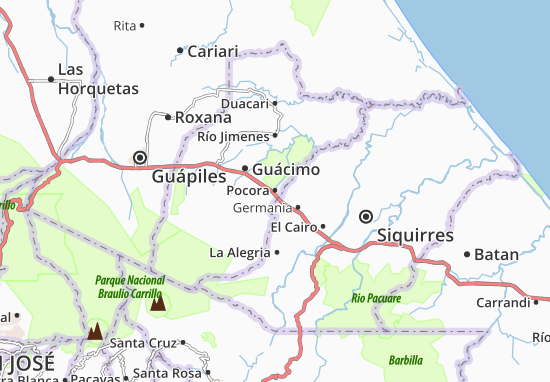 Pocora Map