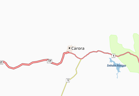 Karte Stadtplan Carora