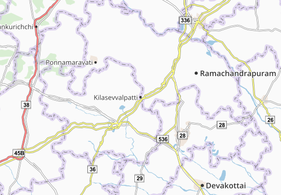 Kilasevvalpatti Map