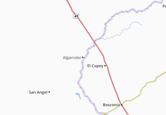 Kaart Plattegrond Algarrobo