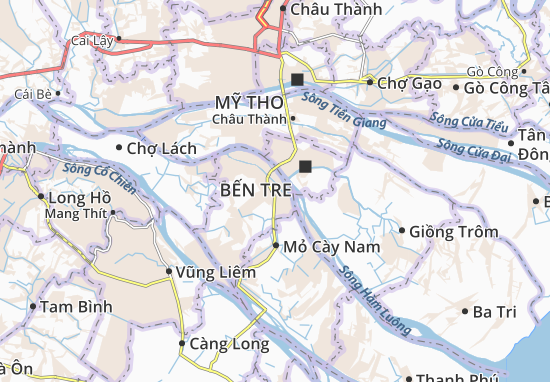 Karte Stadtplan Tân Thành Bình