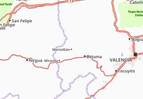 Mapa Montalbán