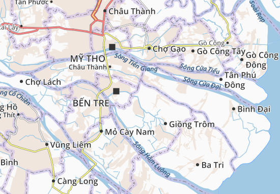 Kaart Plattegrond Lương Hòa