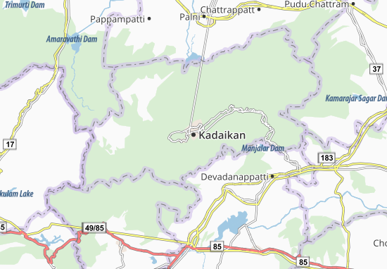 Kaart Plattegrond Kadaikan