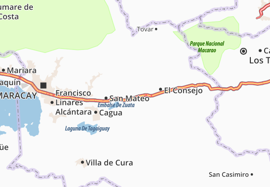 Kaart Plattegrond La Victoria