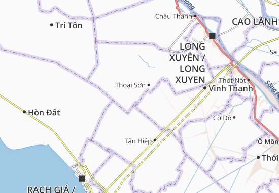 Kaart Plattegrond Bình Thành